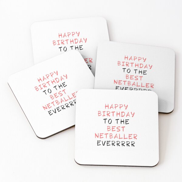 Item preview, Happy Birthday Netballer designed and sold by lisamayturner.