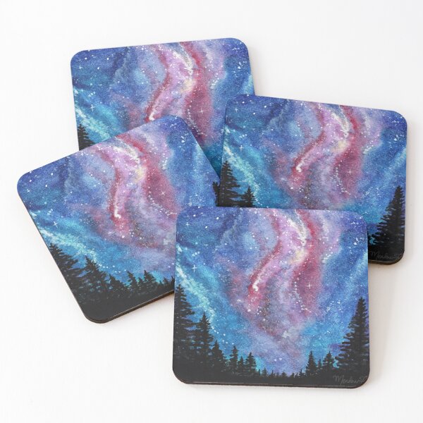 Item preview, Galaxy Over Pines designed and sold by MeadowFox.