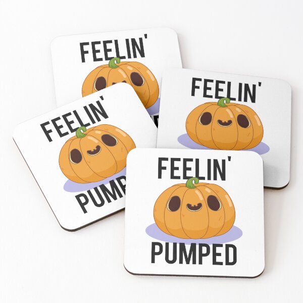 Item preview, Feelin Pumped Funny Pumpkin Puns  designed and sold by punnybone.