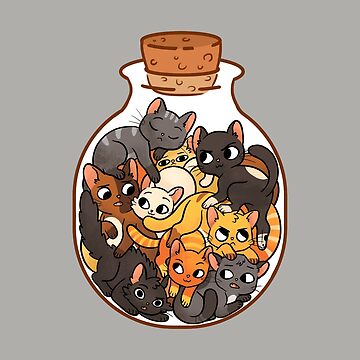 Aperçu de l'œuvre Bouteille de chats de katiecrumpton