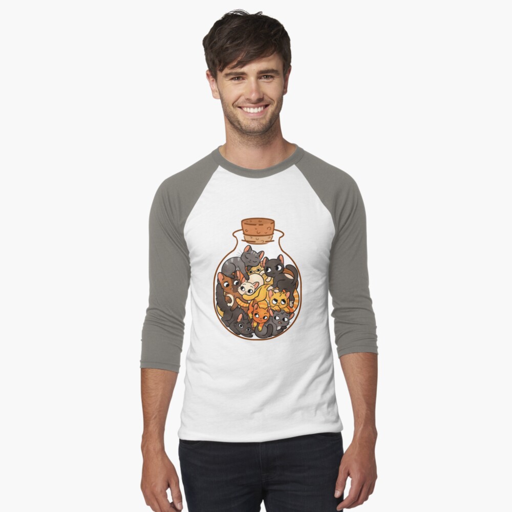 Aperçu de l'œuvre T-shirt baseball manches ¾ créée et vendue par katiecrumpton.
