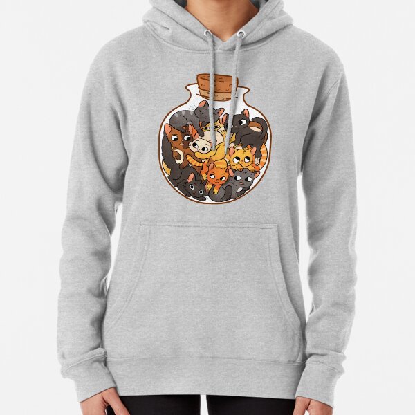 Bottle of Cats Pullover Hoodie