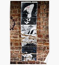 Stencil Art & Bricks - Brisbane CBD Poster