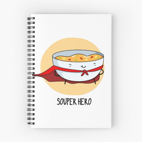 Item preview, Souper Hero Funny Soup Puns  designed and sold by punnybone.