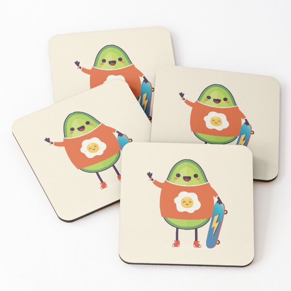 Item preview, Avo-Kiddo with Skateboard designed and sold by Daisy Beatrice.