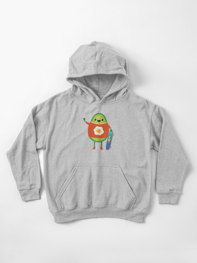 Fleece Pull Over Sweatshirt for Boys Girls Kids Youth Avocado Unisex Toddler Hoodies