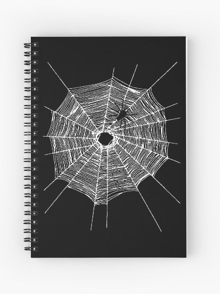 Spiderweb Spiders Webs Gift For Women Men Perfect Scary Cobweb Structure Shirts Design Spiral Notebook By Davosllc Redbubble - webs roblox