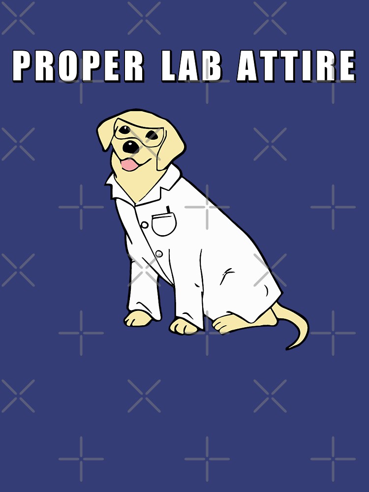 "Proper Lab Attire Funny Lab Technician Gift " Tshirt by Nada18