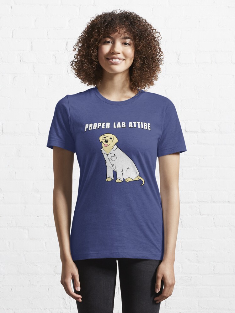 "Proper Lab Attire Funny Lab Technician Gift " Tshirt for Sale by