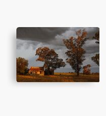 Golden Gloomy Canvas Print