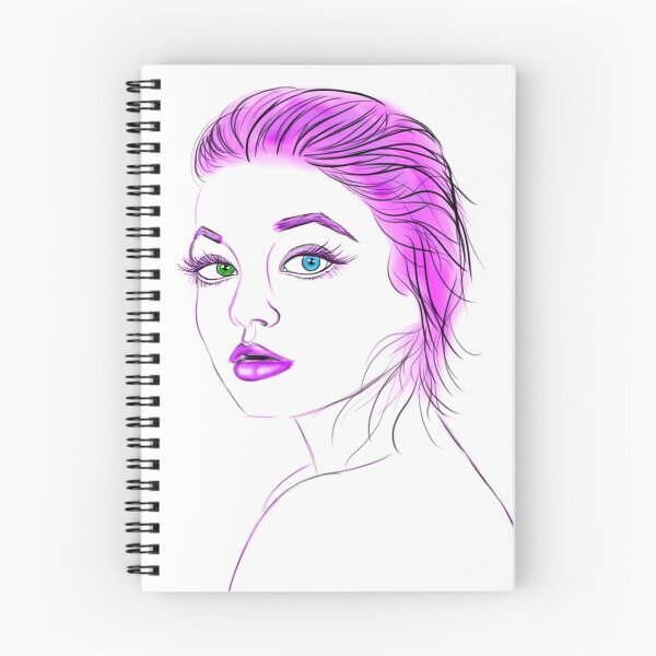 Item preview, Purple Hair Girl designed and sold by theerraticmind.