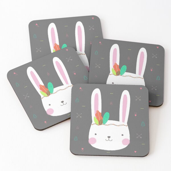 Item preview, cute rabbit face designed and sold by edleon.