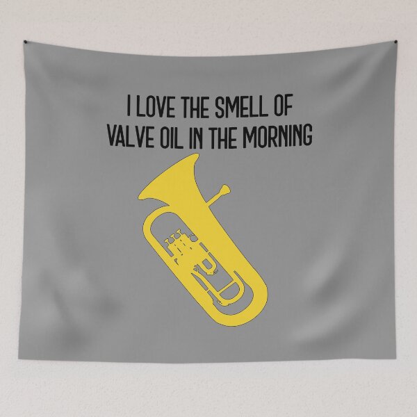 Item preview, Euphonium - I love the smell of valve oil in the morning, funny Euphonium/ Baritone gift idea designed and sold by HEJAshirts.