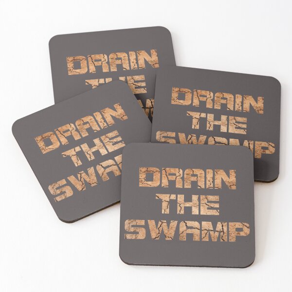 Drain the swamp Untersetzer (4er Set)
