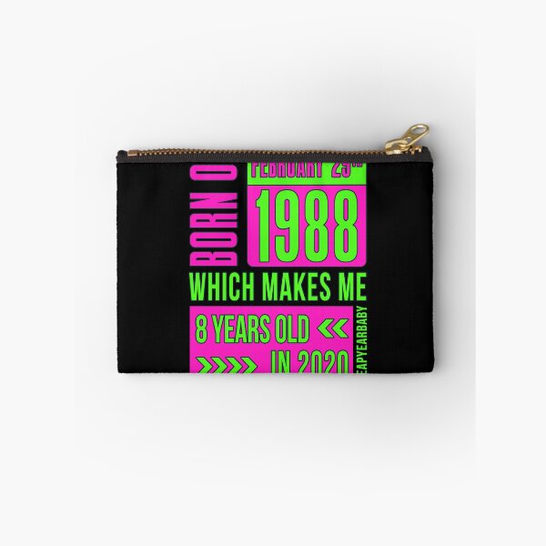 Item preview, 1988 - 88 - 8 years old PINK #leapyearbaby Girls and Womens Funny Leaper Leapling Leap Year Birthday Gifts, Shirts, Tshirts designed and sold by GabiBlaze.