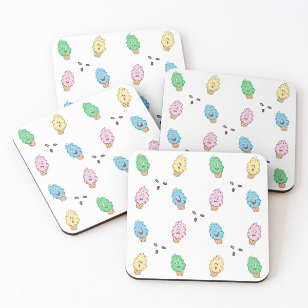 Item preview, Ice cream Pattern designed and sold by Chrome and Coils.