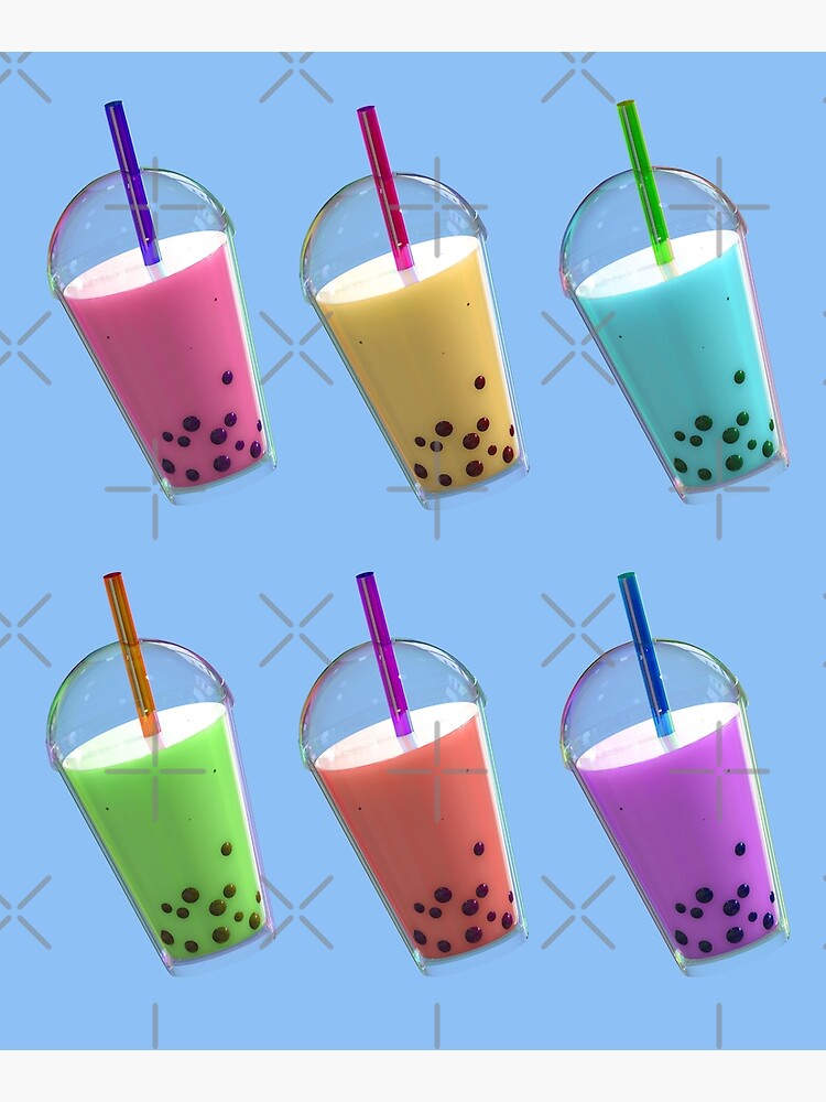 Boba Tea Six Flavors by AaronKinzer