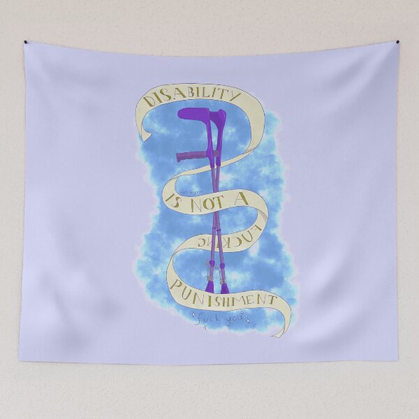 Item preview, Disability is Not a Punishment designed and sold by oakwyrm.