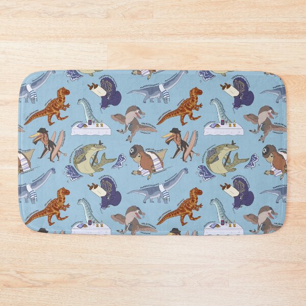 Item preview, Mesozoic Jews Pattern - Light Blue designed and sold by SnowWolpard.
