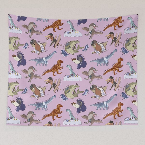 Item preview, Mesozoic Jews Pattern - Pink designed and sold by SnowWolpard.