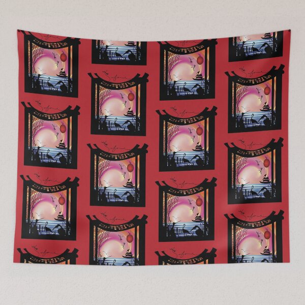 Item preview, Pagoda Red designed and sold by InfinitePathArt.