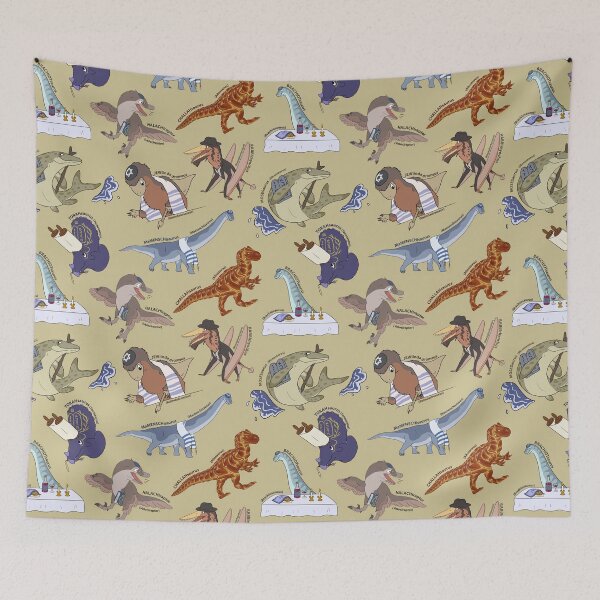 Item preview, Mesozoic Jews Pattern - Sand designed and sold by SnowWolpard.