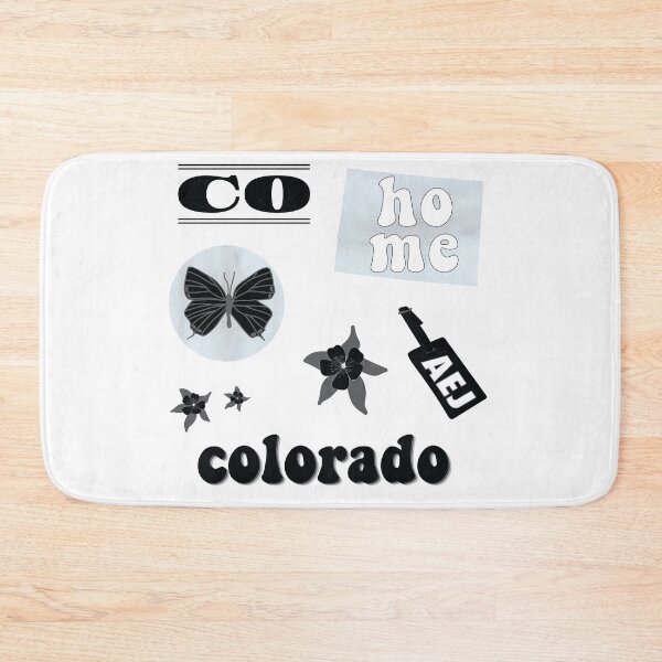 Item preview, Black Watercolor Colorado US State Sticker Pack designed and sold by The-Goods.