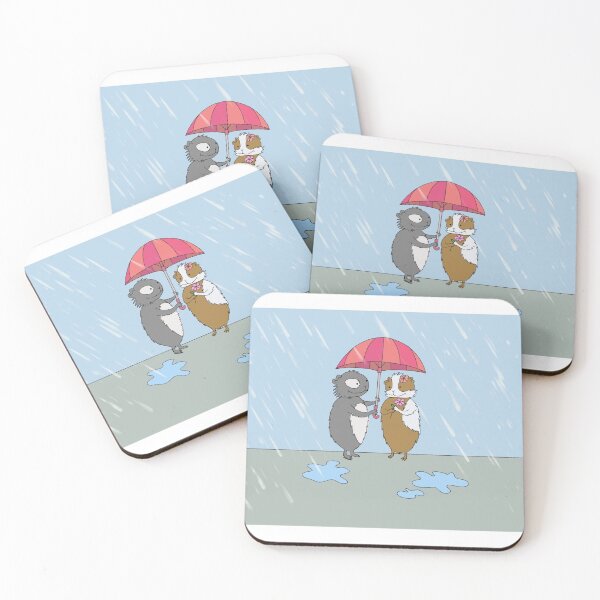Item preview, Guinea pigs on a rainy date designed and sold by mondesign26.