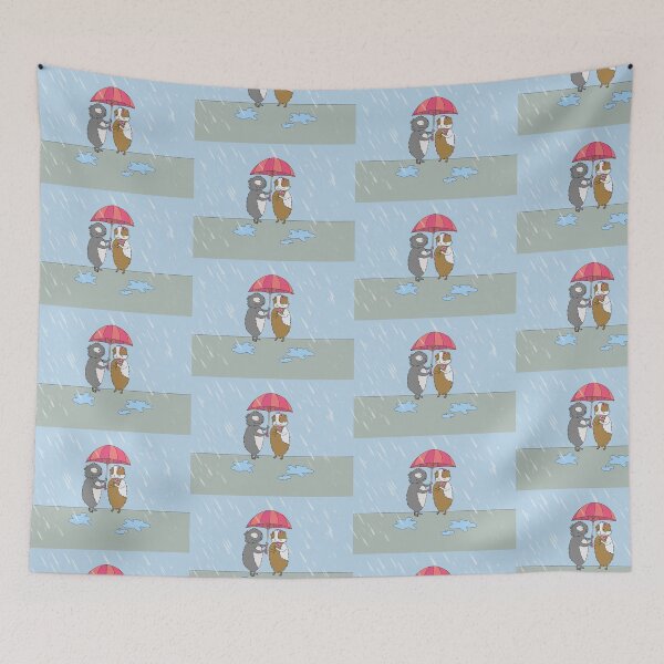 Item preview, Guinea pigs on a rainy date designed and sold by mondesign26.