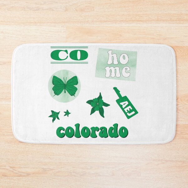 Item preview, Kelly Green Watercolor Colorado US State Sticker Pack designed and sold by The-Goods.