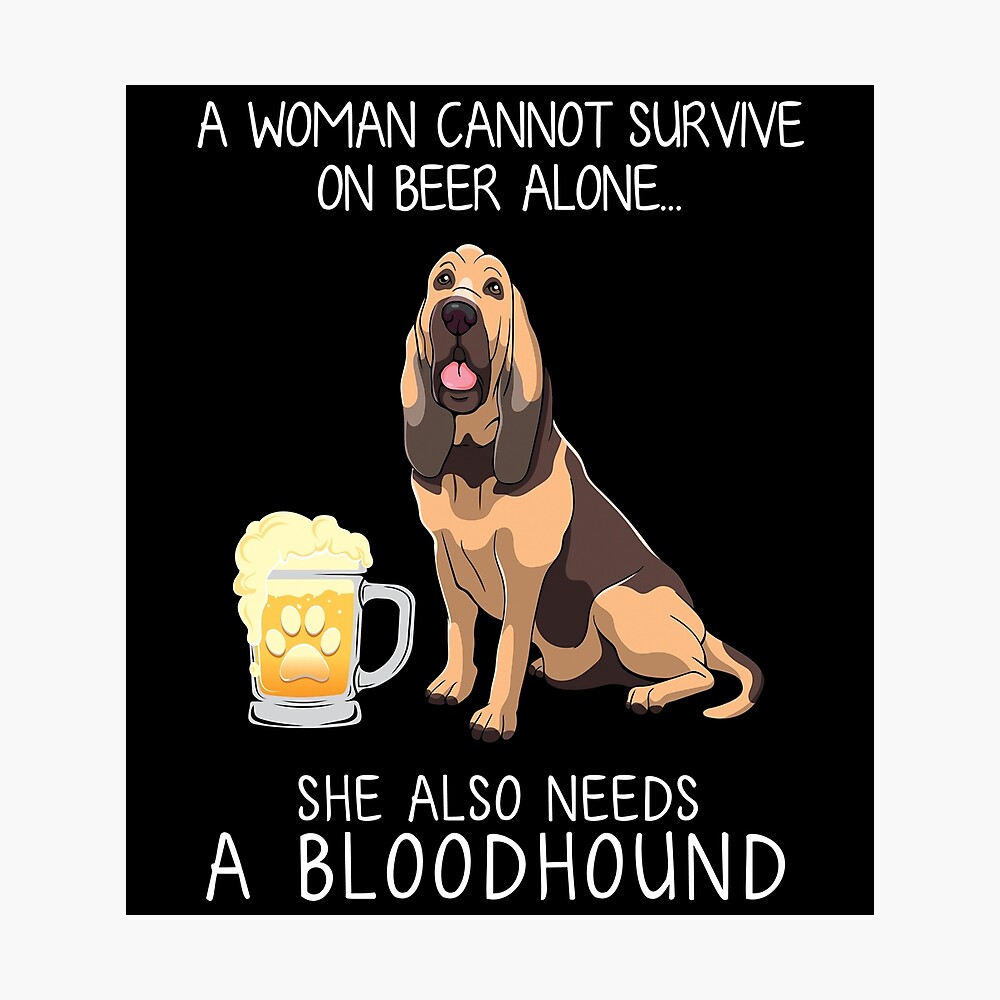 funny bloodhound