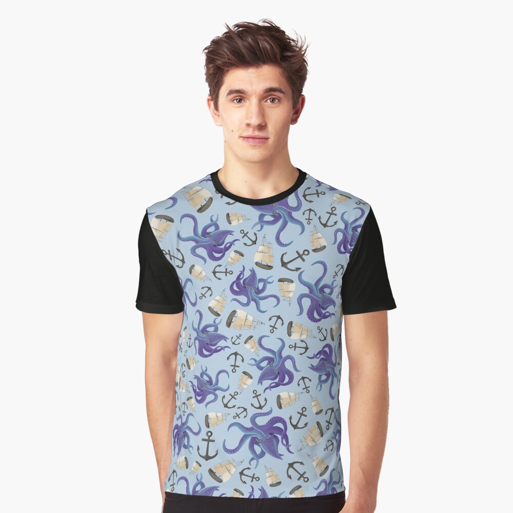 Aperçu de l'œuvre T-shirt graphique créée et vendue par BarracudApps.
