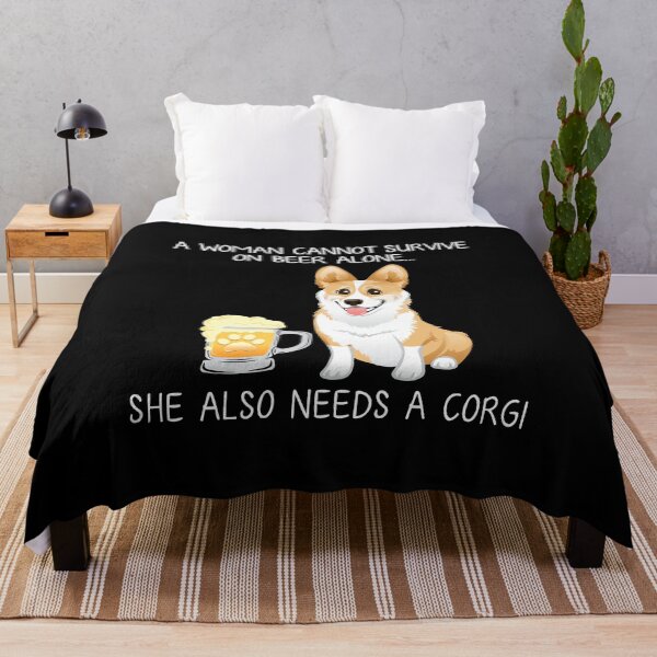 Item preview, Corgi Mom and Beer Funny dog gift designed and sold by TeeDoozy.
