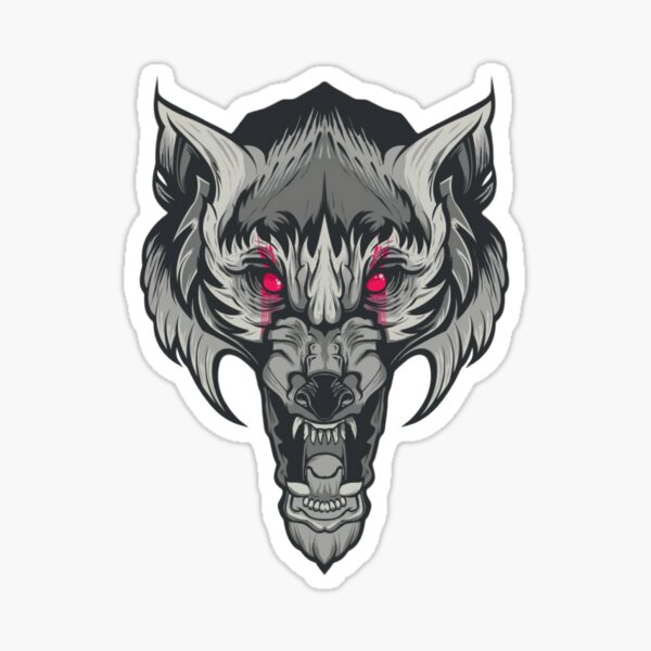 "Dire Wolf" Sticker for Sale by Rawpixel Redbubble