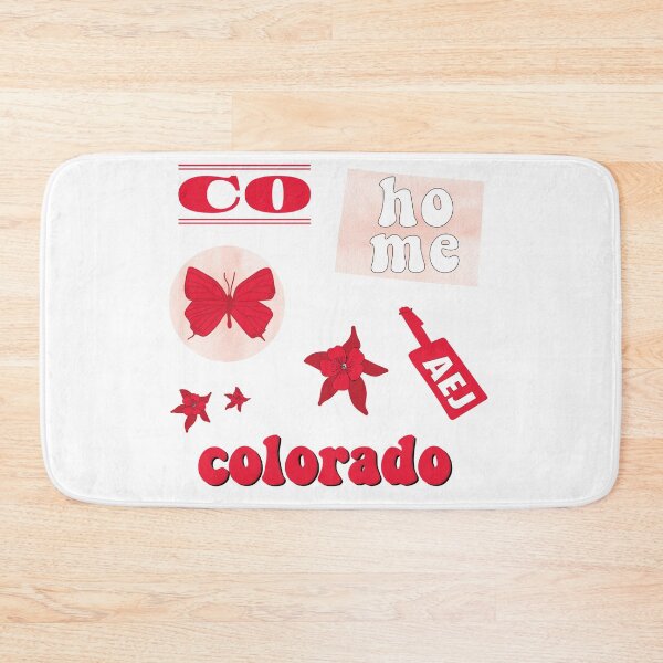 Item preview, Red Watercolor Colorado US State Sticker Pack designed and sold by The-Goods.