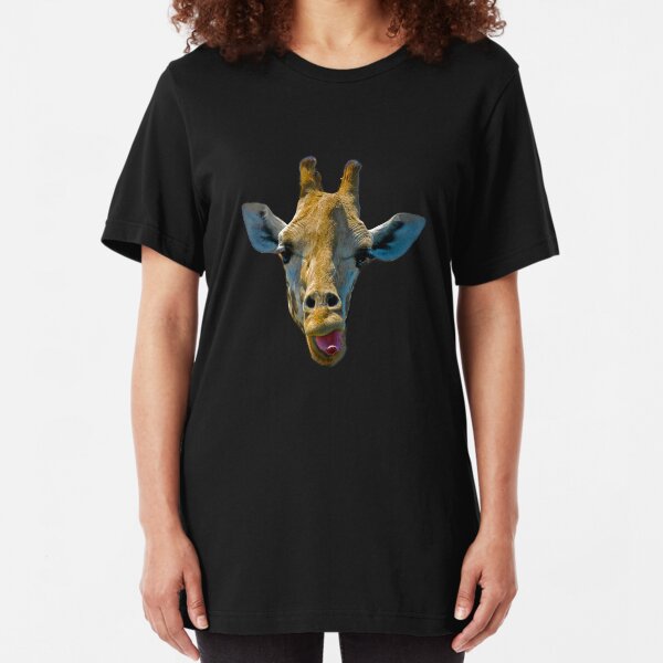 Giraffe Gaffe Slim Fit T-Shirt