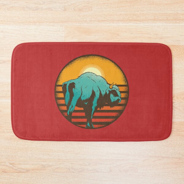 Item preview, Buffalo, Bison, Nature, Wilderness, Sunset, Steppe designed and sold by DerSenat.