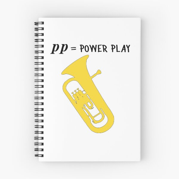 Item preview, Euphonium - pp = power play, funny Euphonium/ Baritone gift idea designed and sold by HEJAshirts.