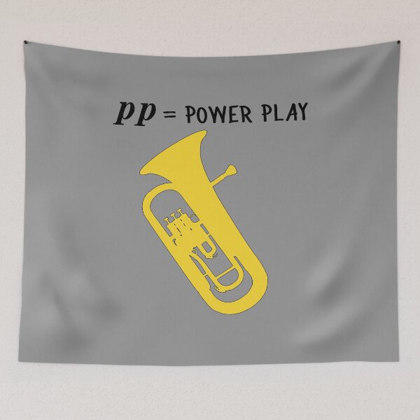 Item preview, Euphonium - pp = power play, funny Euphonium/ Baritone gift idea designed and sold by HEJAshirts.