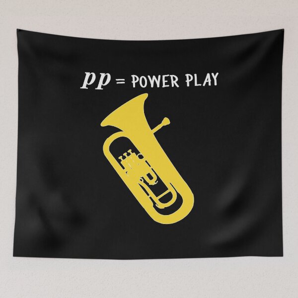 Item preview, Euphonium - pp = power play, funny Euphonium/ Baritone gift idea designed and sold by HEJAshirts.