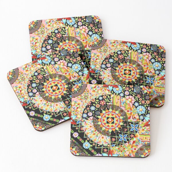 Artikelvorschau, Maximalistisches Patchwork (gedruckt) entworfen und verkauft von PatriciaSheaDesigns.