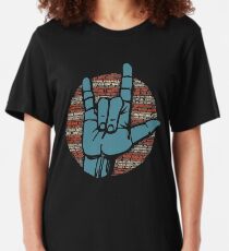 I Love Presidents of the United States, Love Sign Gift Slim Fit T-Shirt