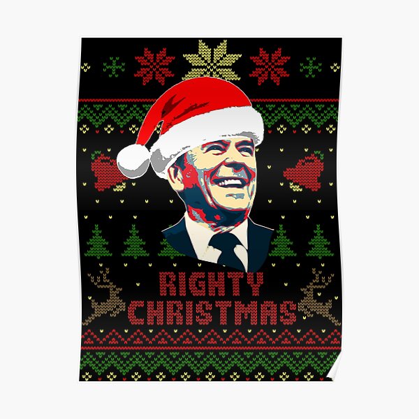 ronald reagan christmas sweater