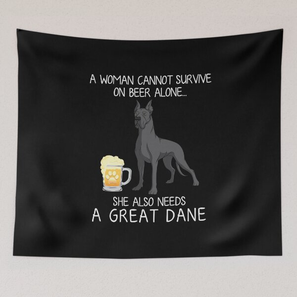 Item preview, Great Dane Mom and Beer Funny dog gift designed and sold by TeeDoozy.