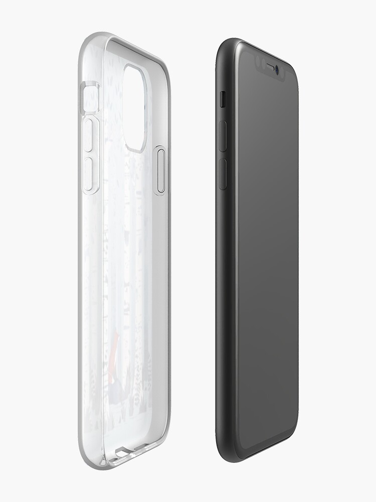 Alternate view of The Birches (in Blue) iPhone Case & Cover