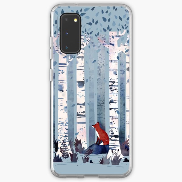 The Birches (in Blue) Samsung Galaxy Soft Case