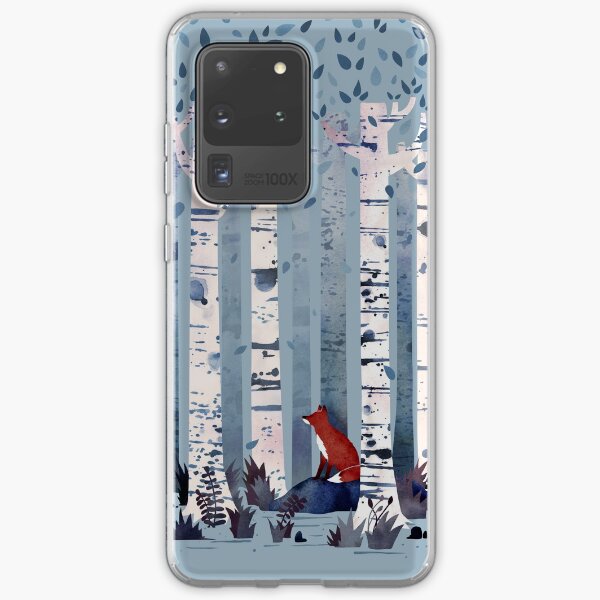 The Birches (in Blue) Samsung Galaxy Soft Case