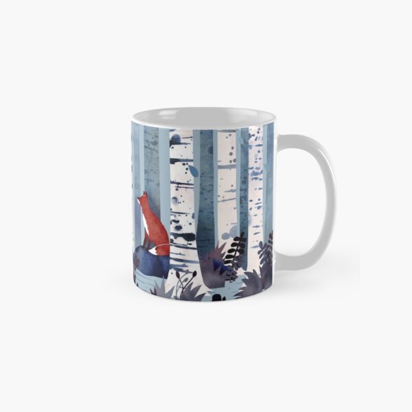 The Birches (in Blue) Classic Mug