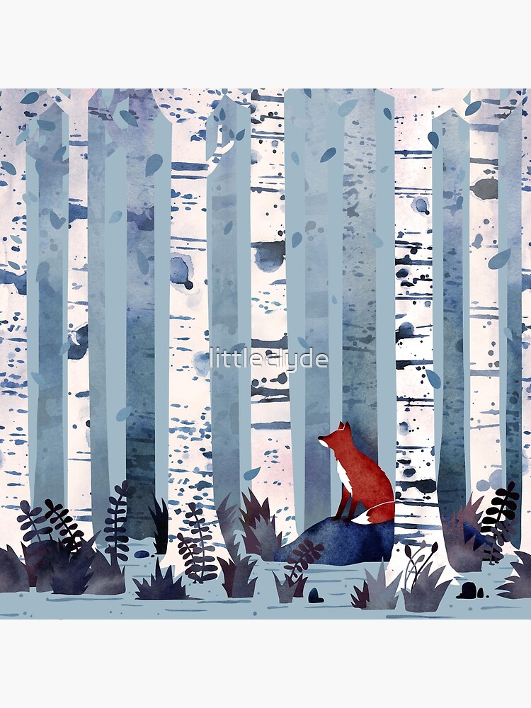 The Birches (in Blue) by littleclyde