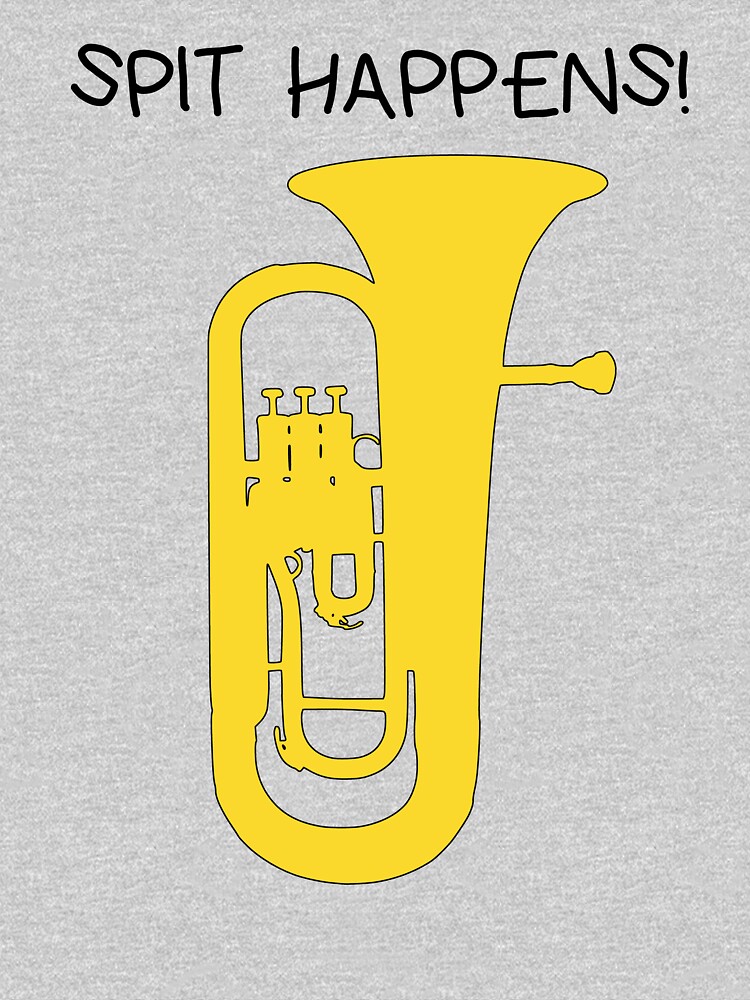 "Euphonium Spit happens, funny Euphonium/ Baritone gift idea" Tshirt